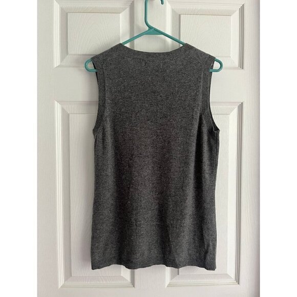 Bobby Jones Grey Cashmere Sweater Vest - Picture 2 of 4